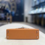 Hermès Gold Mini Kelly Sellier 20 Epsom Palladium Hardware - Image 6
