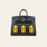 Hermès Sac Faubourg Birkin Sellier 20 Matte Alligator So Black Hardware