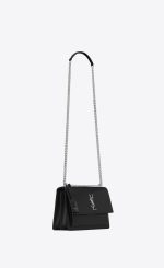 Saint Laurent Sunset Medium In Smooth Leather - Image 7