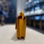Hermès Jaune Amber and Rose Lipstick Constance 18 Verso Veau Evercolor Palladium Hardware - Image 5