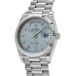 Rolex Day-Date 36 128236 Platinum Ice Blue Baguette Dial - Image 3