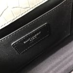 Saint Laurent Grey Crocodile Embossed Kate Medium - Image 10