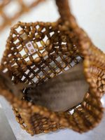 Saint Laurent LE 5 À 7 large in wood beads - Image 6