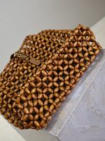 Saint Laurent LE 5 À 7 large in wood beads - Image 8