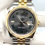 Rolex Datejust 36 126233 ‘Wimbledon’ Stainless Steel Yellow Gold Slate Dial Jubilee (2021) - Image 4
