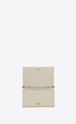 SAINT LAURENT LAMBSKIN CASSANDRE CHAIN WALLET - Image 4