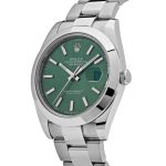 Rolex Datejust 41 126300 Stainless Steel Green Dial Oyster (2025) - Image 3