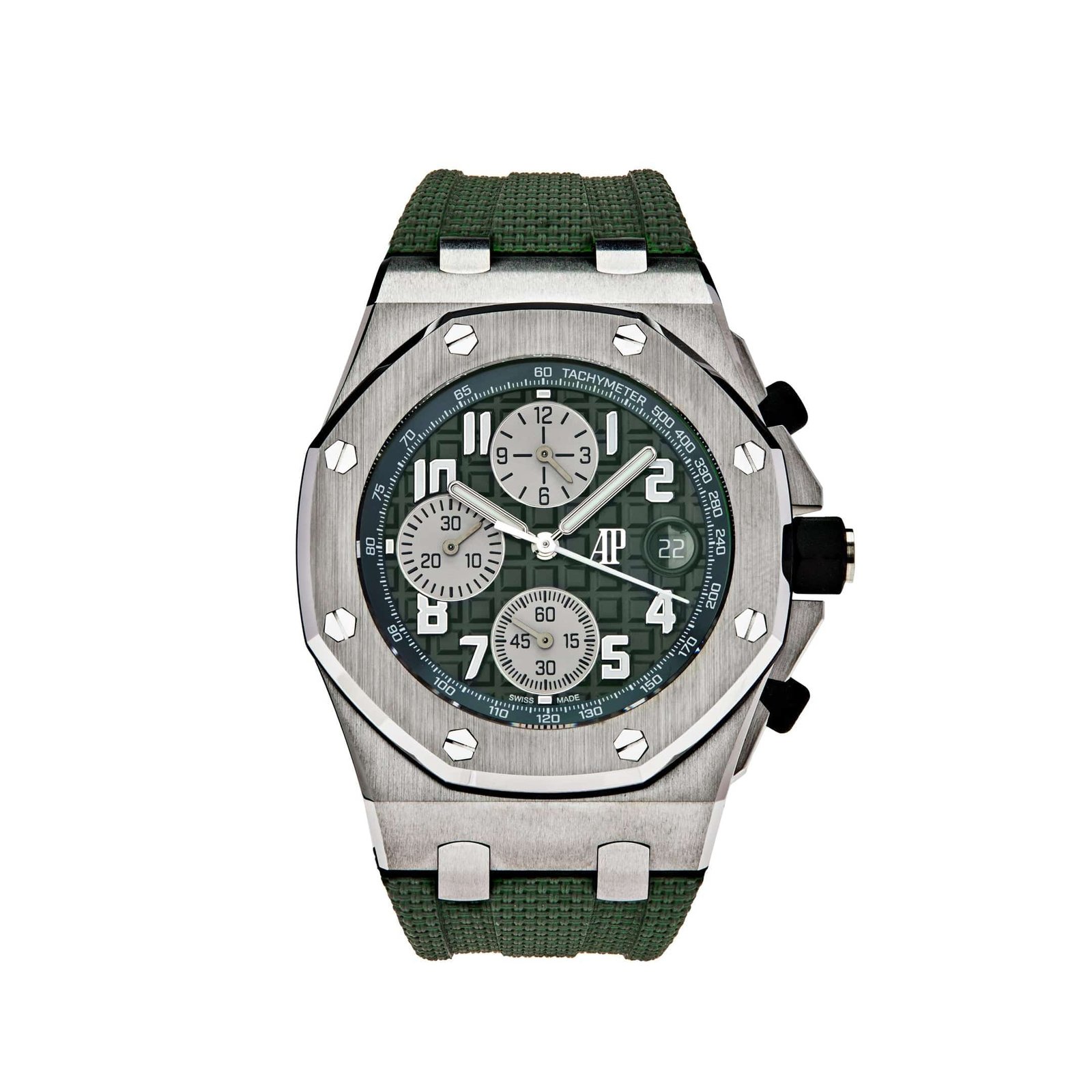mYtZVuxA-audemars-piguet-royal-oak-offshore-chronograph-26238ti-oo-a056ca-01-titanium-green-dial-audemars-piguet-40259575316724.jpg Audemars Piguet Royal Oak Offshore 26238TI.OO.A056CA.01 Chronograph Titanium Green Dial - Image 1