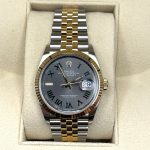 Rolex Datejust 36 126233 ‘Wimbledon’ Stainless Steel Yellow Gold Slate Dial Jubilee (2021) - Image 2