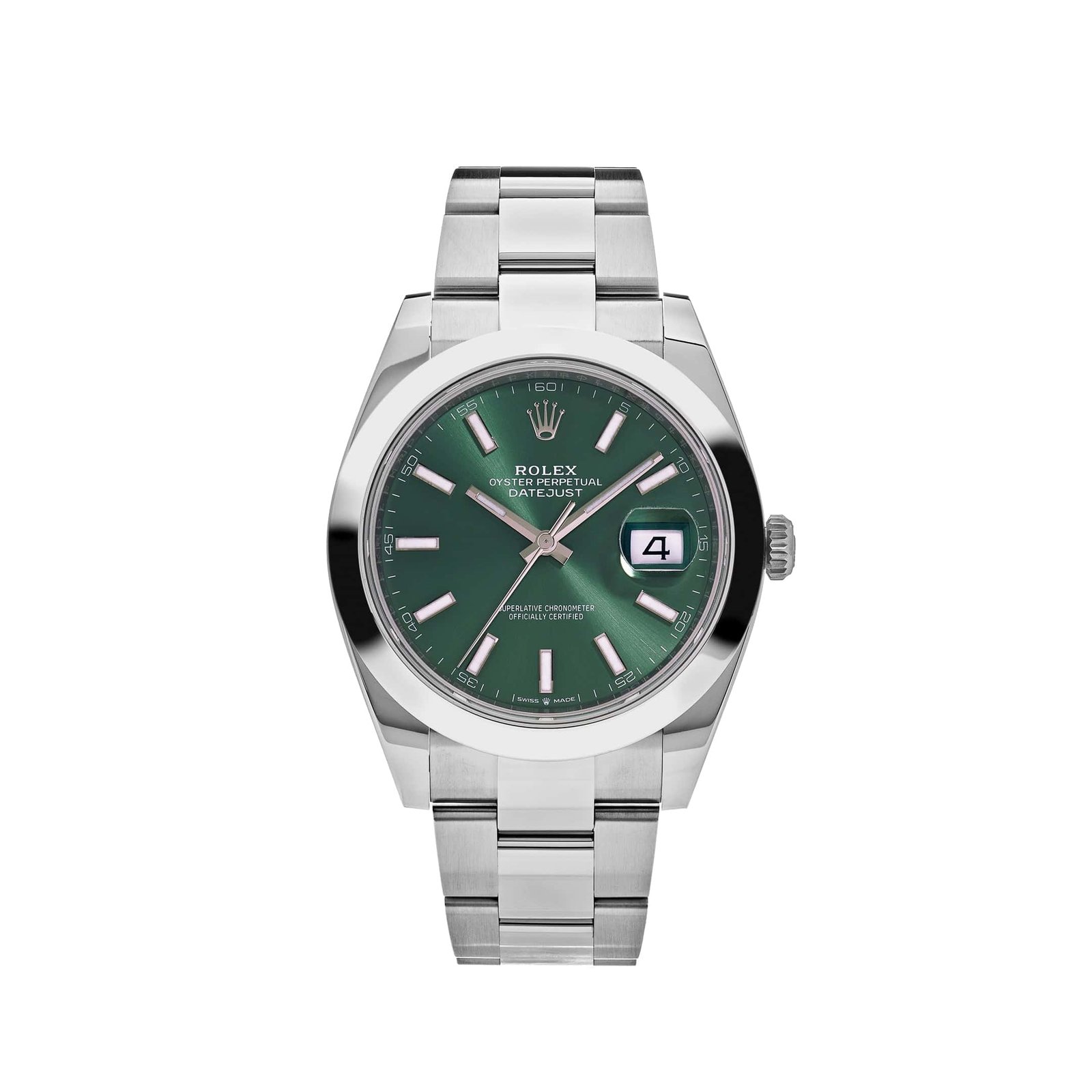 nHa6s1ew-rolex-datejust-41-mint-green-dial-steel-oyster-bracelet-126300-2022-rolex-40498276368628.jpg Rolex Datejust 41 126300 Stainless Steel Green Dial Oyster (2025) - Image 1