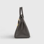 Hermès Birkin 25 Togo Gris Etain Gold Hardware - Image 4