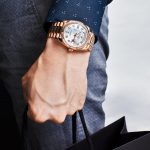 Rolex Day-Date 36 128235 Rose Gold Mother of Pearl Diamond Dial - Image 3