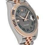 Rolex Datejust 41 126331 Rose Gold Stainless Steel Wimbledon Dial Jubilee - Image 3