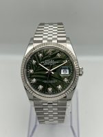 Rolex Datejust 36 126234 White Gold Stainless Steel Palm Motif Diamond Dial Jubilee (2023) - Image 2