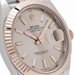 Rolex Datejust 41 126331 Rose Gold Stainless Steel Sundust Dial Jubilee (2024) - Image 5