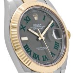 Rolex Datejust 41 126333 Yellow Gold Stainless Steel Wimbledon Slate Dial Oyster (2024) - Image 4
