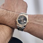 Rolex Datejust 41 126333 Yellow Gold Stainless Steel Wimbledon Slate Dial Oyster (2024) - Image 2