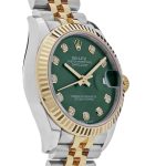 Rolex Datejust 31 278273 ‘Ladies’ Yellow Gold Stainless Steel Green Dial (2023) - Image 4