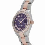 Rolex Datejust 31 278381RBR ‘Ladies’ Stainless Steel Rose Gold Aubergine Purple Dial Diamond Bezel Oyster (2022) - Image 3