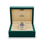 Rolex Datejust 31 278381RBR ‘Ladies’ Stainless Steel Rose Gold Aubergine Purple Dial Diamond Bezel Oyster (2022) - Image 7