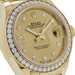 Rolex Datejust 28 279138RBR ‘Ladies’ Yellow Gold Champagne Diamond Dial President - Image 5