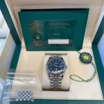 Rolex Datejust 36 126234 Stainless Steel Blue Motif Dial Jubilee (2023) - Image 11