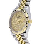 Rolex Datejust 36 126233 Stainless Steel Yellow Gold Palm Motif Dial Jubilee - Image 3