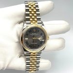 Rolex Datejust 36 126233 ‘Wimbledon’ Stainless Steel Yellow Gold Slate Dial Jubilee (2021) - Image 3