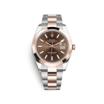 Rolex Datejust 41 126301 Stainless Steel Rose Gold Chocolate Dial (New 2025)