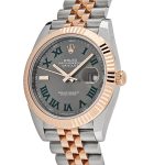 Rolex Datejust 41 126331 Rose Gold Stainless Steel Wimbledon Dial Jubilee - Image 2