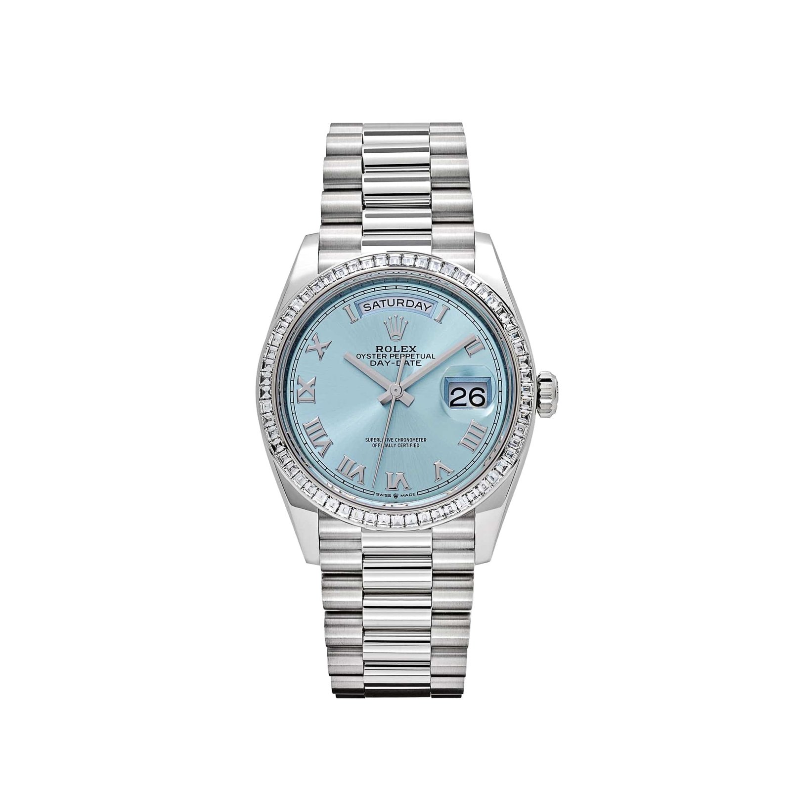 rolex-day-date-128396tbr-platinum-ice-blue-dial-diamond-bezel-2024-rolex-43627462951156.jpg Rolex Day-Date 36 128396TBR Platinum Ice Blue Dial Diamond Bezel (2024) - Image 1