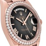Rolex Day-Date 40 228345RBR Rose Gold Diamond Bezel Slate Ombre Dial - Image 5