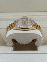 Rolex Day-Date 40 228348RBR Yellow Gold Diamond Bezel Silver Dial (2021) - Image 3