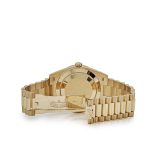 Rolex Day-Date 40 228398TBR Yellow Gold Onyx Baguette Diamond Dial Baguette Bezel (2023) - Image 6