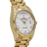 Rolex Day-Date 36 128238 Yellow Gold White Dial (2022) - Image 6