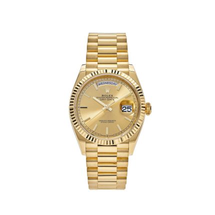 Rolex Day-Date 36 128238 Yellow Gold Champagne Dial
