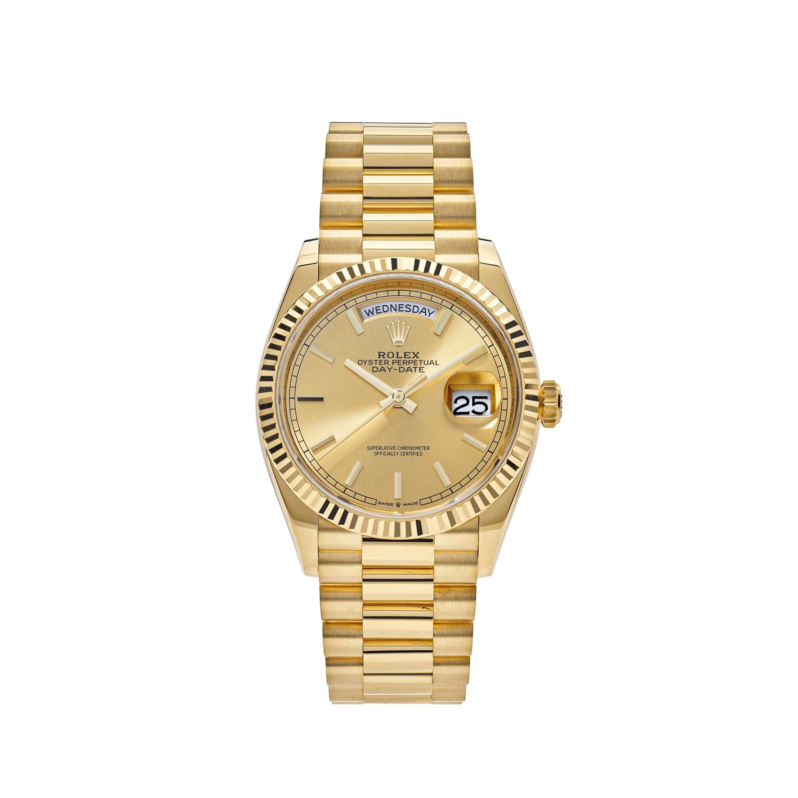 rolex-day-date-36-yellow-gold-champagne-dial-128238-rolex-40258645524724.jpg Rolex Day-Date 36 128238 Yellow Gold Champagne Dial - Image 1
