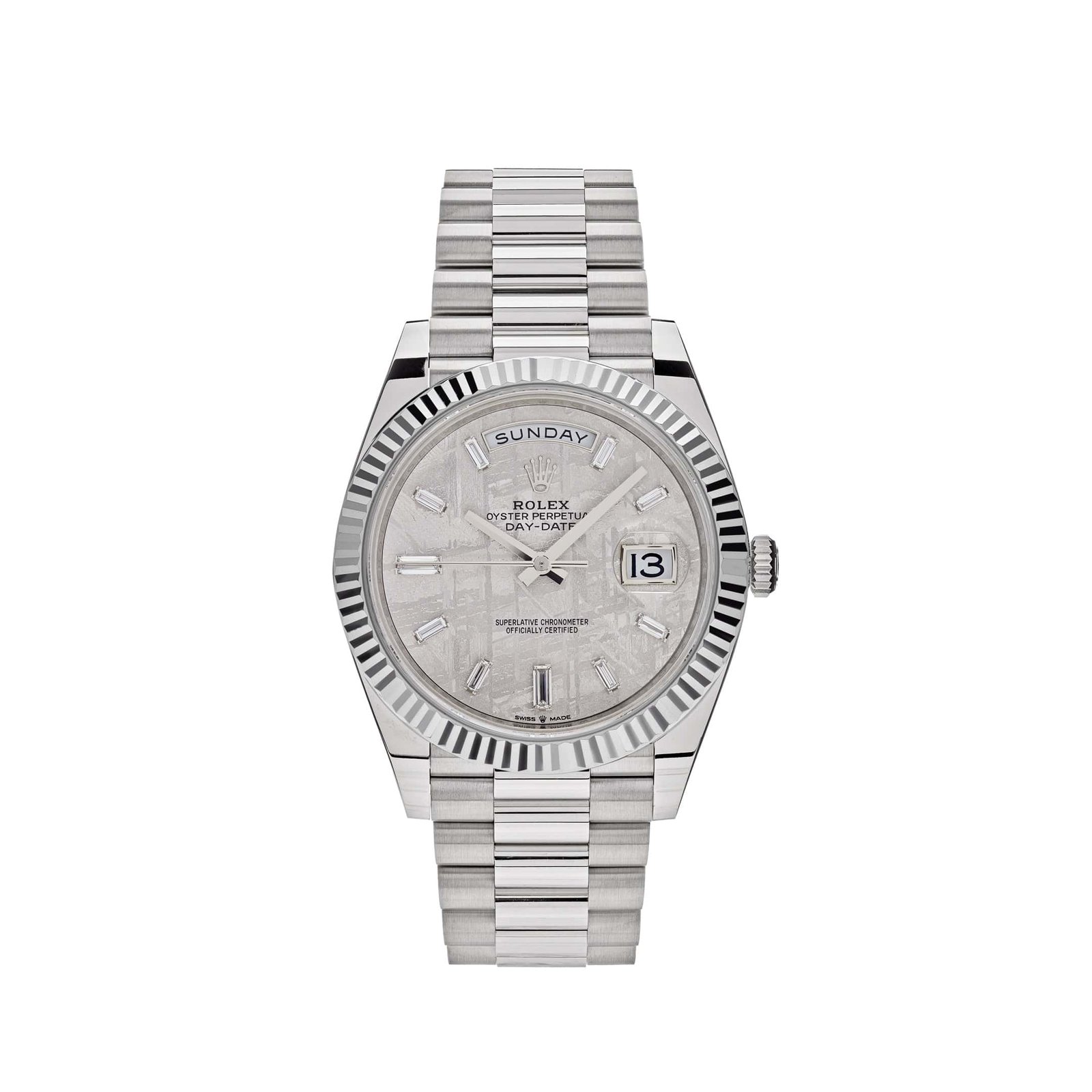 rolex-day-date-40-white-gold-meteorite-diamond-dial-228239-rolex-40269293256948.jpg Rolex Day-Date 40 228239 White Gold Meteorite Diamond Dial - Image 1