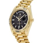 Rolex Day-Date 40 228238 Yellow Gold Black Baguette Diamond Dial (2022) - Image 3