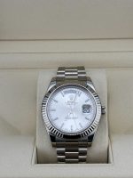 Rolex Day-Date 36 218239 White Gold Silver Dial (2022) - Image 2