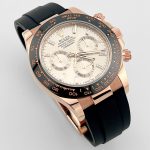 Rolex Daytona 116515LN Rose Gold Baguette Diamond Sundust Dial (2023) - Image 2