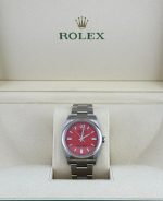 Rolex Oyster Perpetual 36 126000 Stainless Steel Coral Red Dial - Image 2
