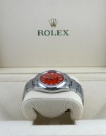 Rolex Oyster Perpetual 36 126000 Stainless Steel Coral Red Dial - Image 4