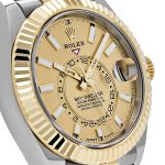 Rolex Sky-Dweller 336933 Stainless Steel Yellow Gold Jubilee Champagne Dial (2024) - Image 5