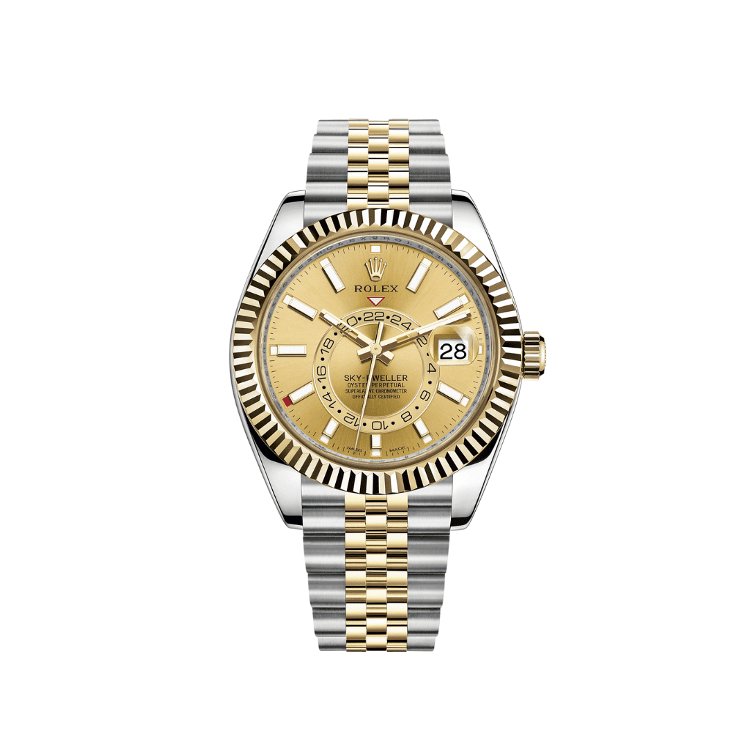 rolex-sky-dweller-42-stainless-steel-yellow-gold-champagne-dial-326933-rolex-40270950629620.png Rolex Sky-Dweller 326933 Stainless Steel Yellow Gold Champagne Dial - Image 1