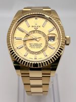 Rolex Sky-Dweller 326938 Yellow Gold Champagne Dial - Image 4