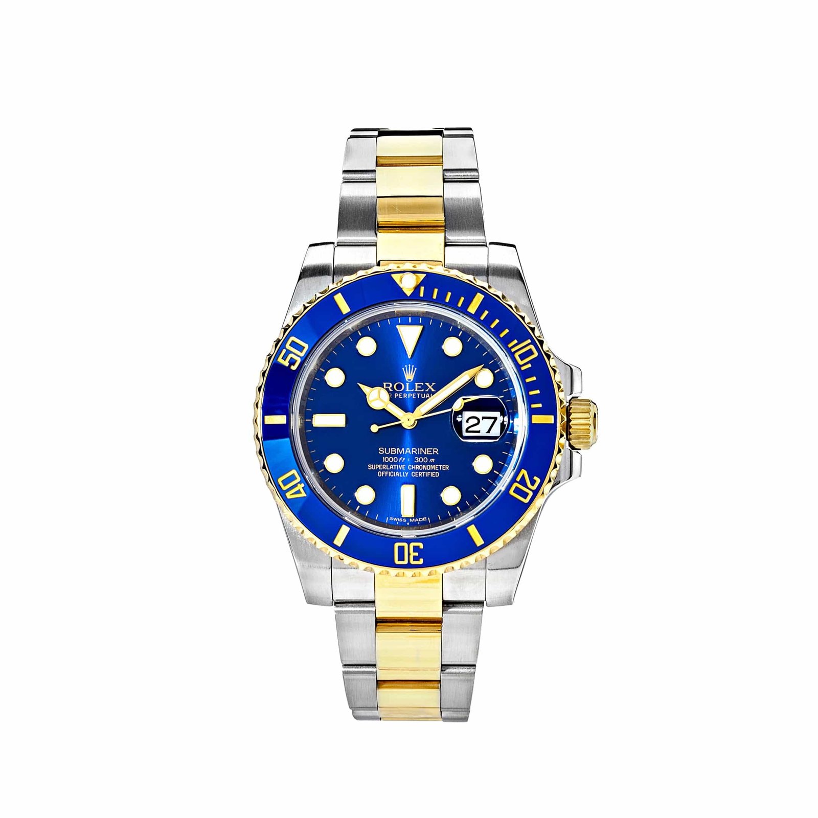 rolex-submariner-date-40-yellow-gold-steel-blue-dial-116613lb-rolex-40271411544308.jpg Rolex Submariner Date 116613LB Stainless Steel Yellow Gold Blue Dial - Image 1