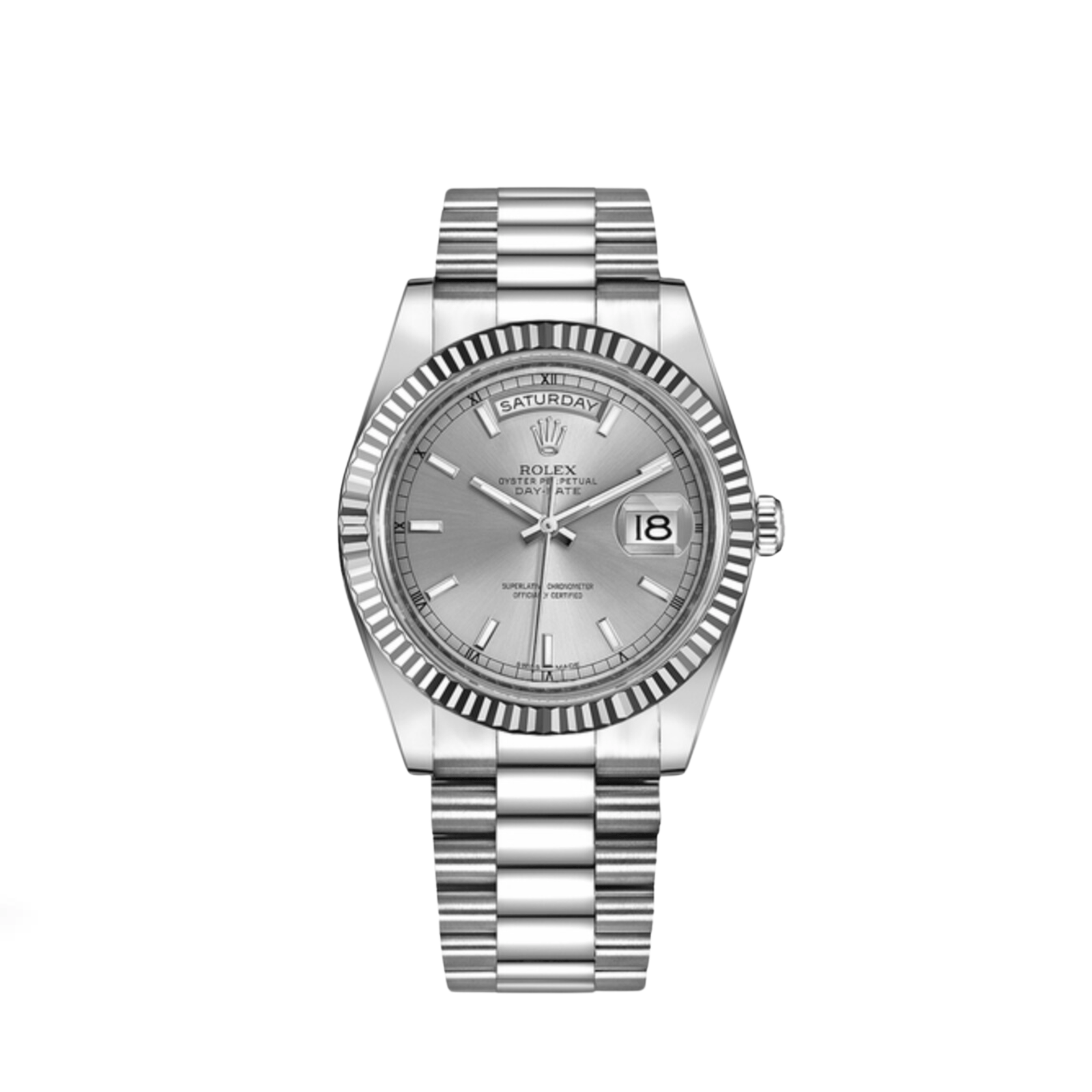 s6UiBZSP-rolex-day-date-ii-218239-white-gold-silver-dial-2022-rolex-42147572809972.png Rolex Day-Date 36 218239 White Gold Silver Dial (2022) - Image 1