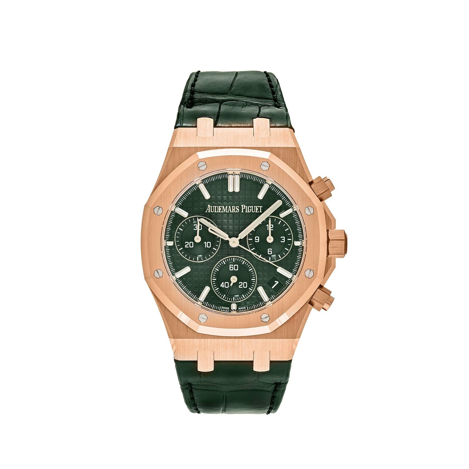 tLyKqq83-audemars-piguet-royal-oak-26240or-oo-d404cr-01-chronograph-50th-anniversary-rose-gold-green-dial-audemars-piguet-40258799042804.jpg Audemars Piguet Royal Oak 26240OR.OO.D404CR.01 Chronograph ’50th Anniversary’ Rose Gold Green Dial - Image 1