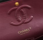 Chanel Lambskin Quilted Medium Rue Cambon Charms Double Flap Black - Image 9